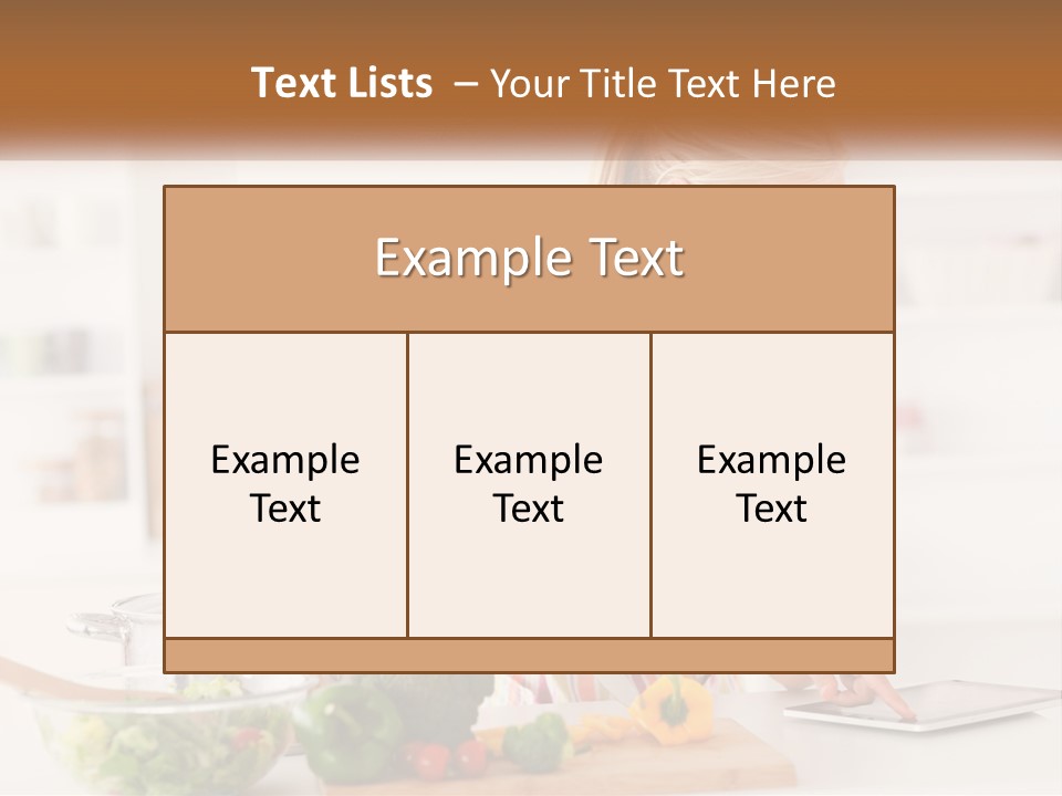 Meal Smile Food PowerPoint Template