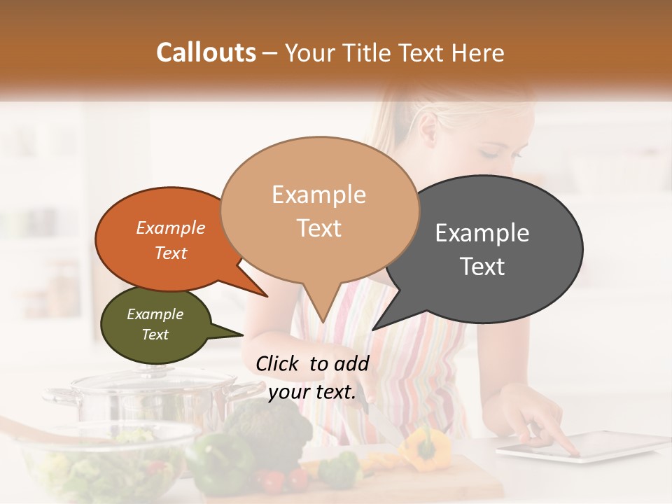 Meal Smile Food PowerPoint Template