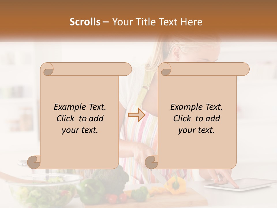 Meal Smile Food PowerPoint Template
