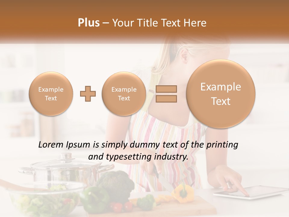 Meal Smile Food PowerPoint Template
