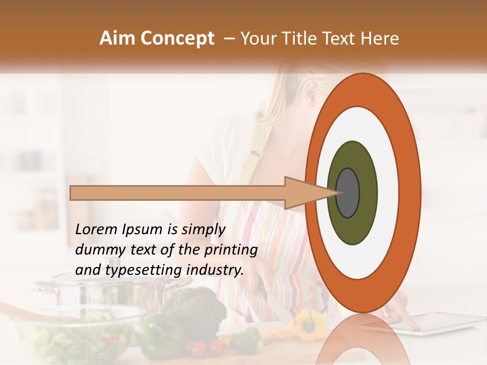 Meal Smile Food PowerPoint Template