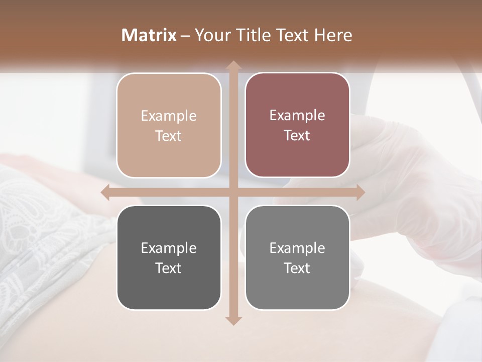 General Practitioner Female Smiling PowerPoint Template