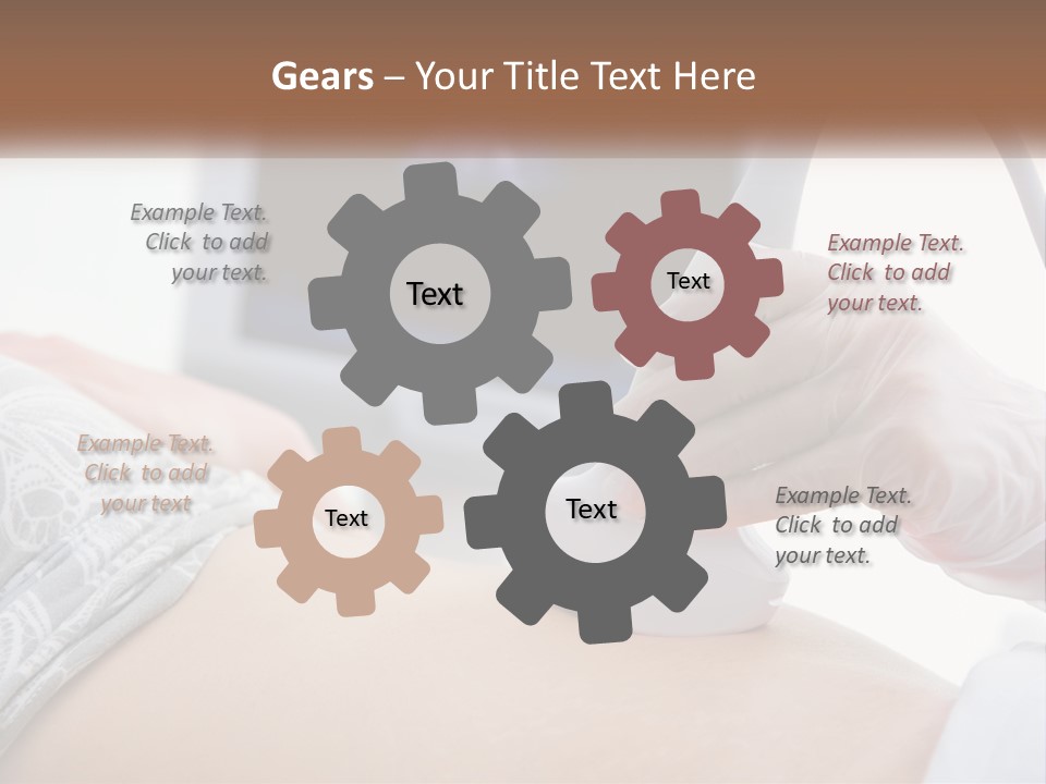 General Practitioner Female Smiling PowerPoint Template