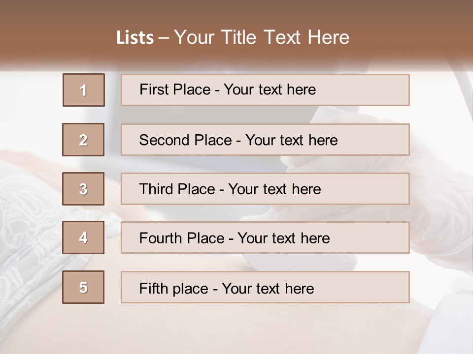 General Practitioner Female Smiling PowerPoint Template