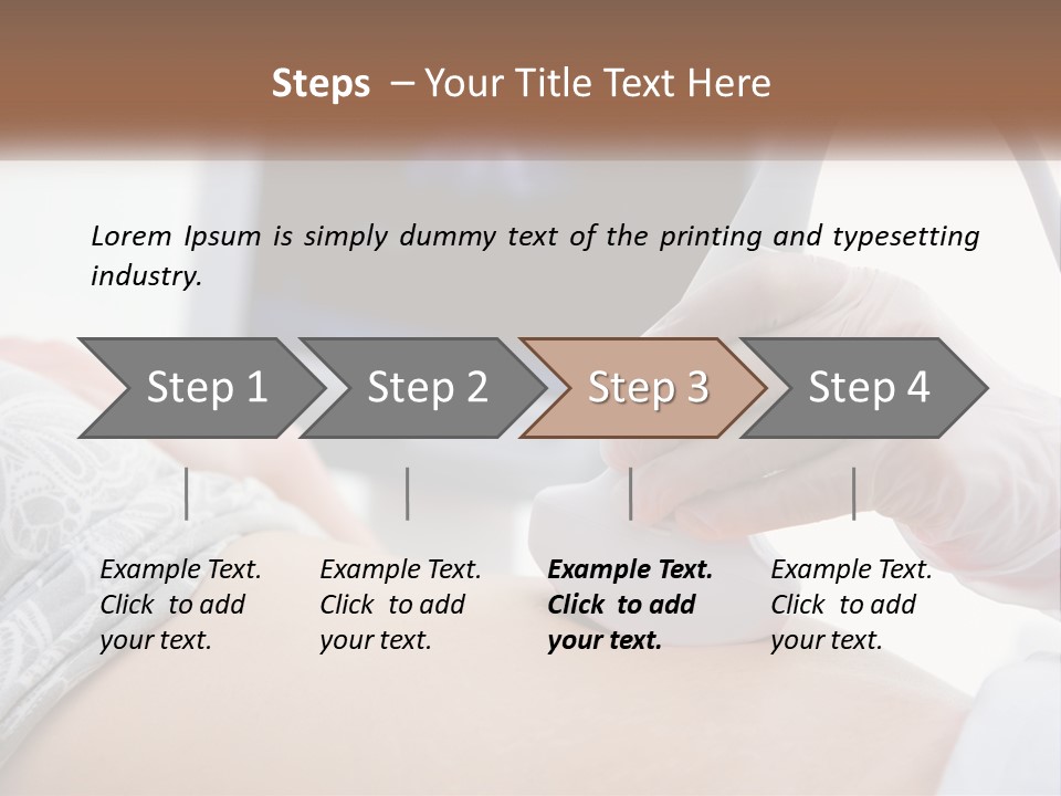 General Practitioner Female Smiling PowerPoint Template