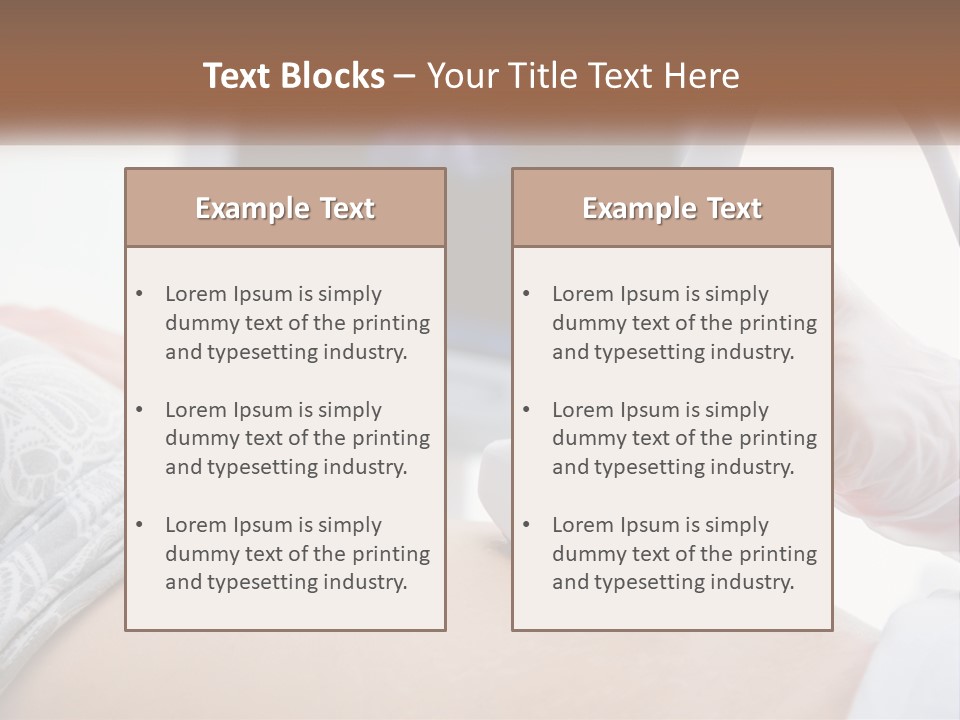 General Practitioner Female Smiling PowerPoint Template