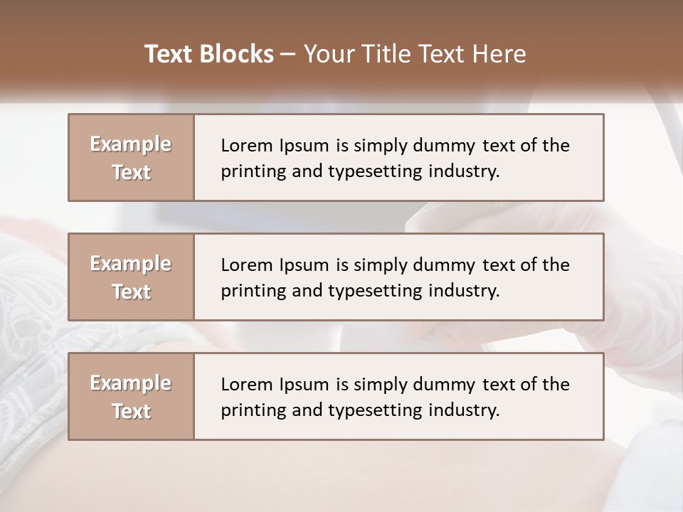 General Practitioner Female Smiling PowerPoint Template