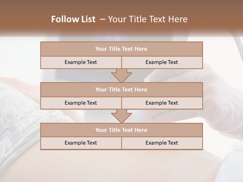 General Practitioner Female Smiling PowerPoint Template