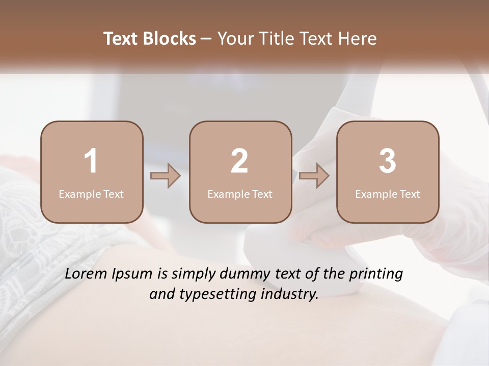 General Practitioner Female Smiling PowerPoint Template