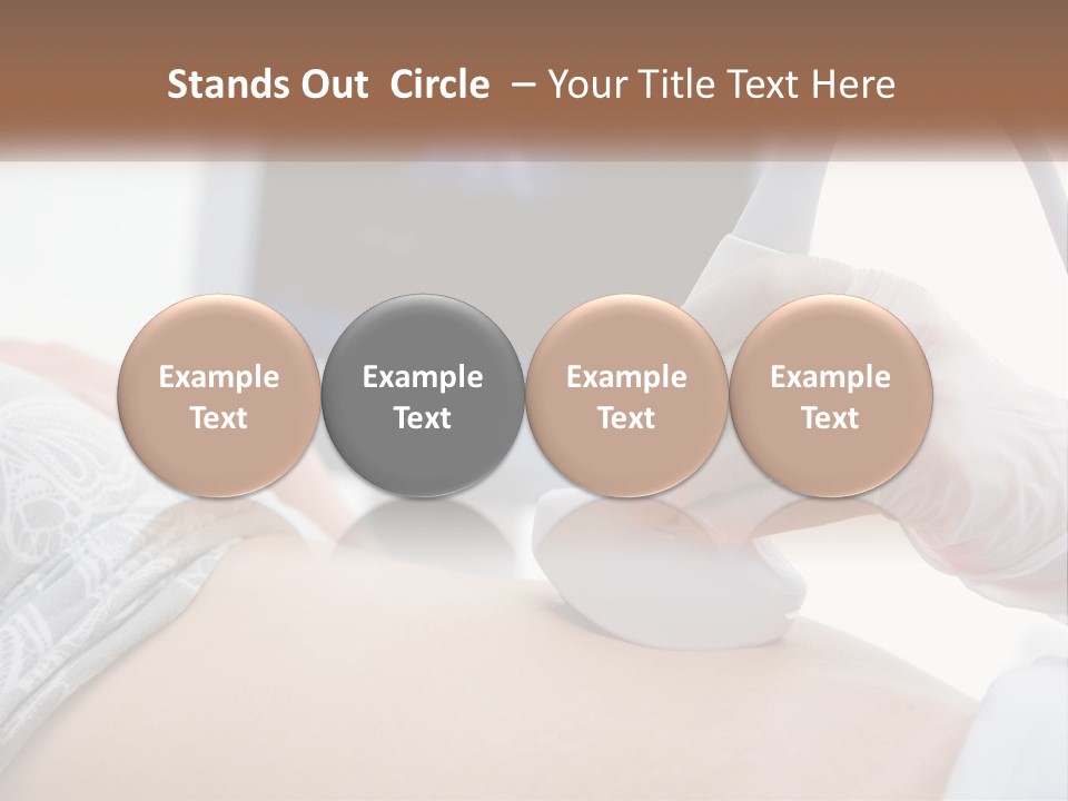 General Practitioner Female Smiling PowerPoint Template