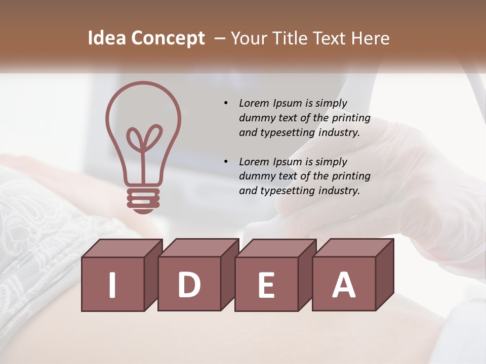 General Practitioner Female Smiling PowerPoint Template