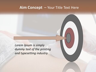 General Practitioner Female Smiling PowerPoint Template