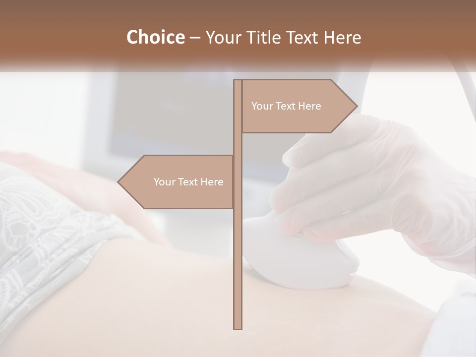 General Practitioner Female Smiling PowerPoint Template