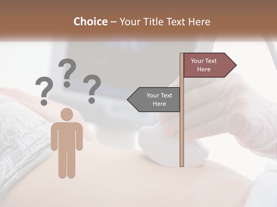 General Practitioner Female Smiling PowerPoint Template