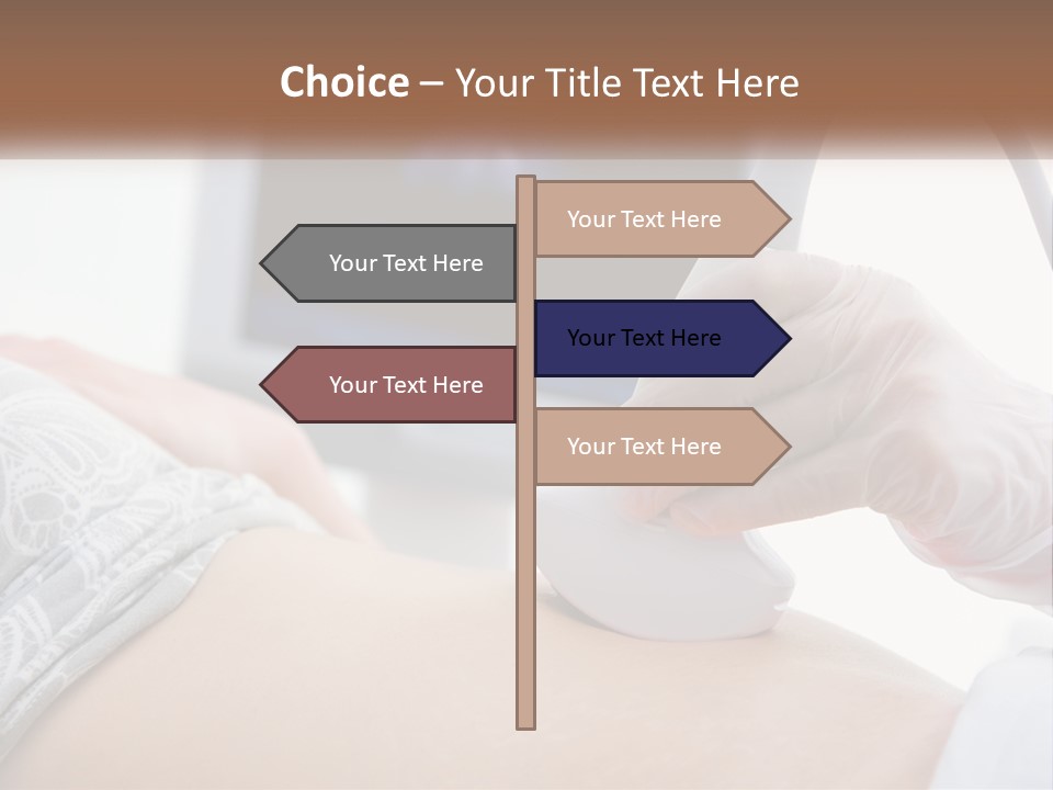 General Practitioner Female Smiling PowerPoint Template