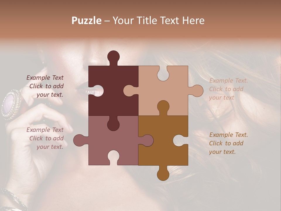 Hair Look Hairstyle PowerPoint Template