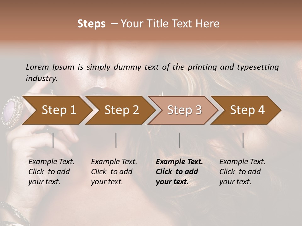 Hair Look Hairstyle PowerPoint Template