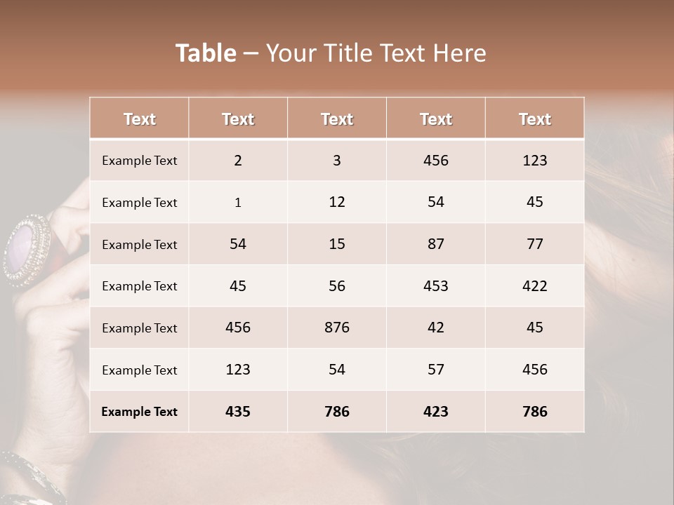 Hair Look Hairstyle PowerPoint Template