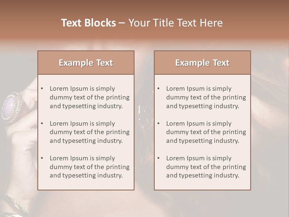 Hair Look Hairstyle PowerPoint Template