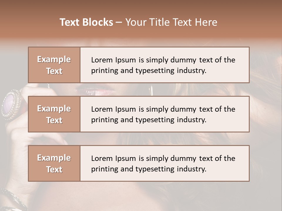 Hair Look Hairstyle PowerPoint Template