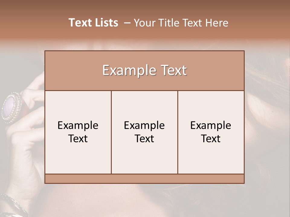 Hair Look Hairstyle PowerPoint Template