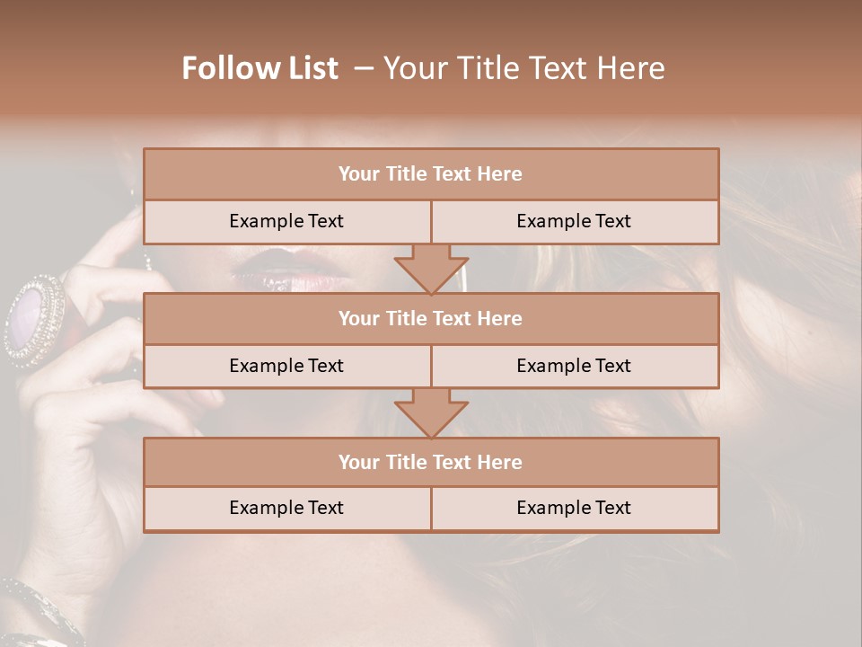 Hair Look Hairstyle PowerPoint Template