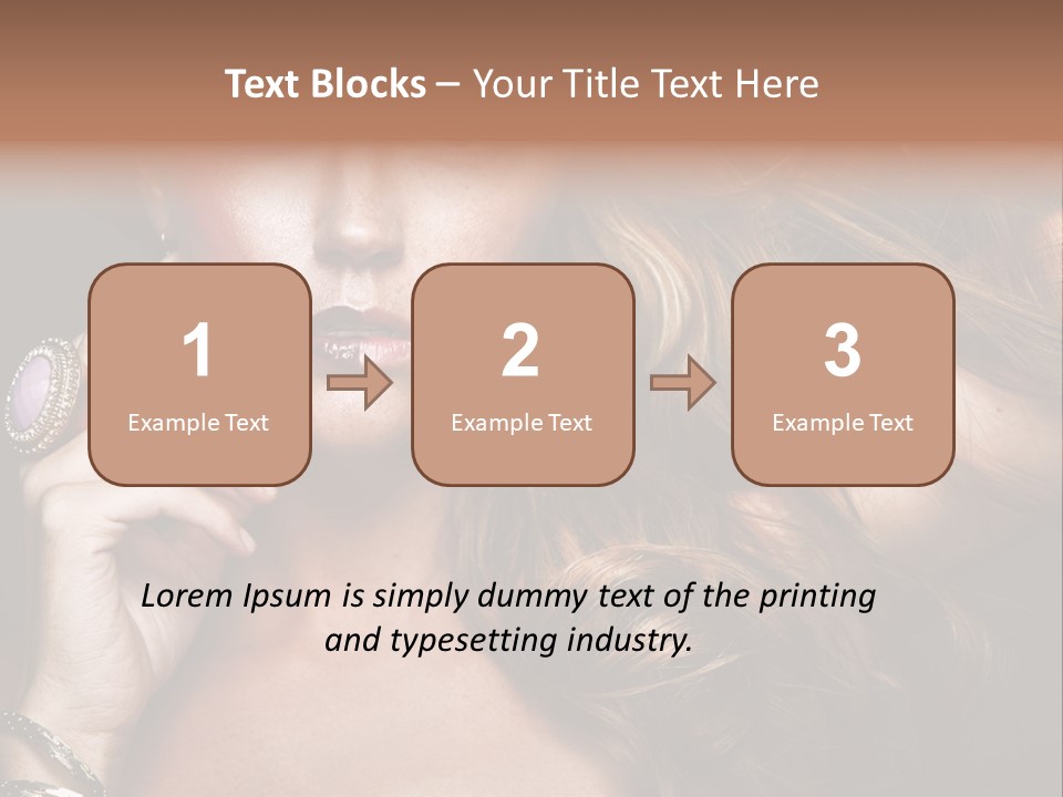 Hair Look Hairstyle PowerPoint Template