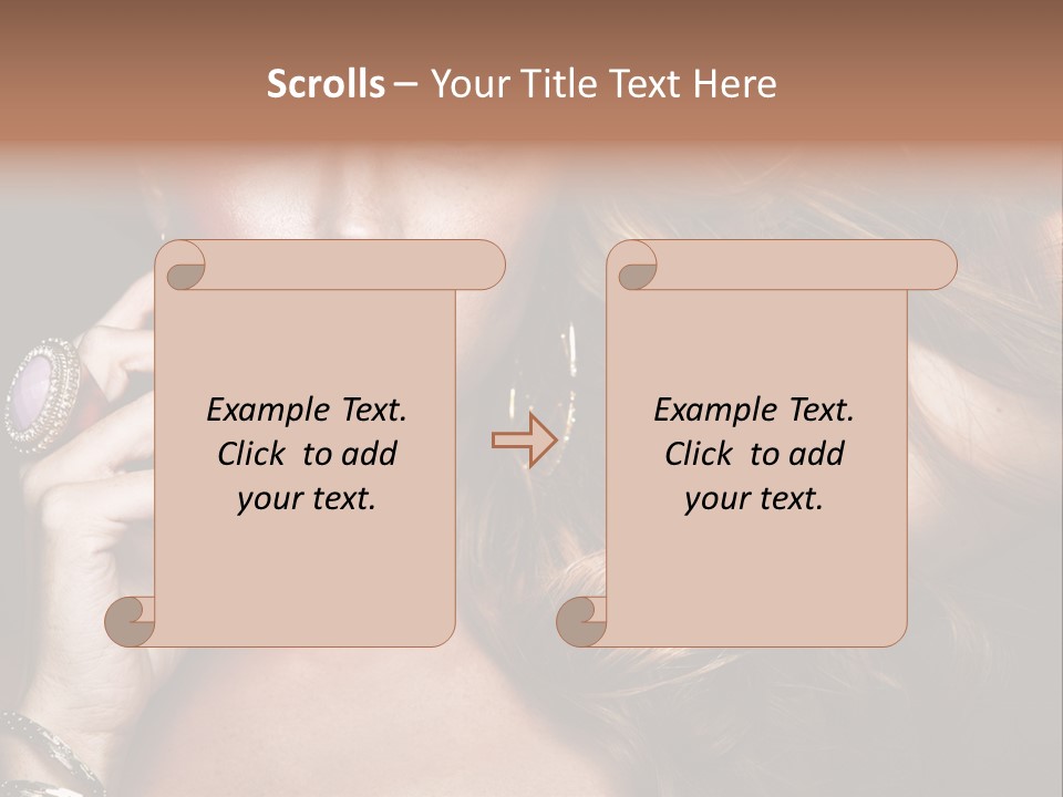 Hair Look Hairstyle PowerPoint Template