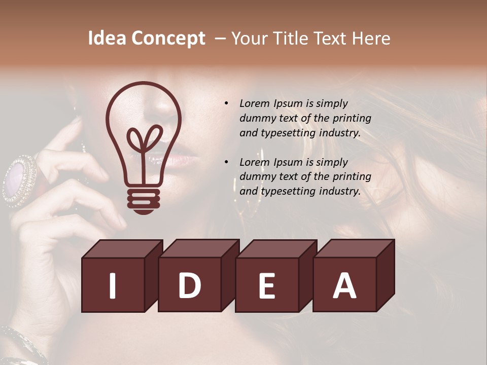 Hair Look Hairstyle PowerPoint Template