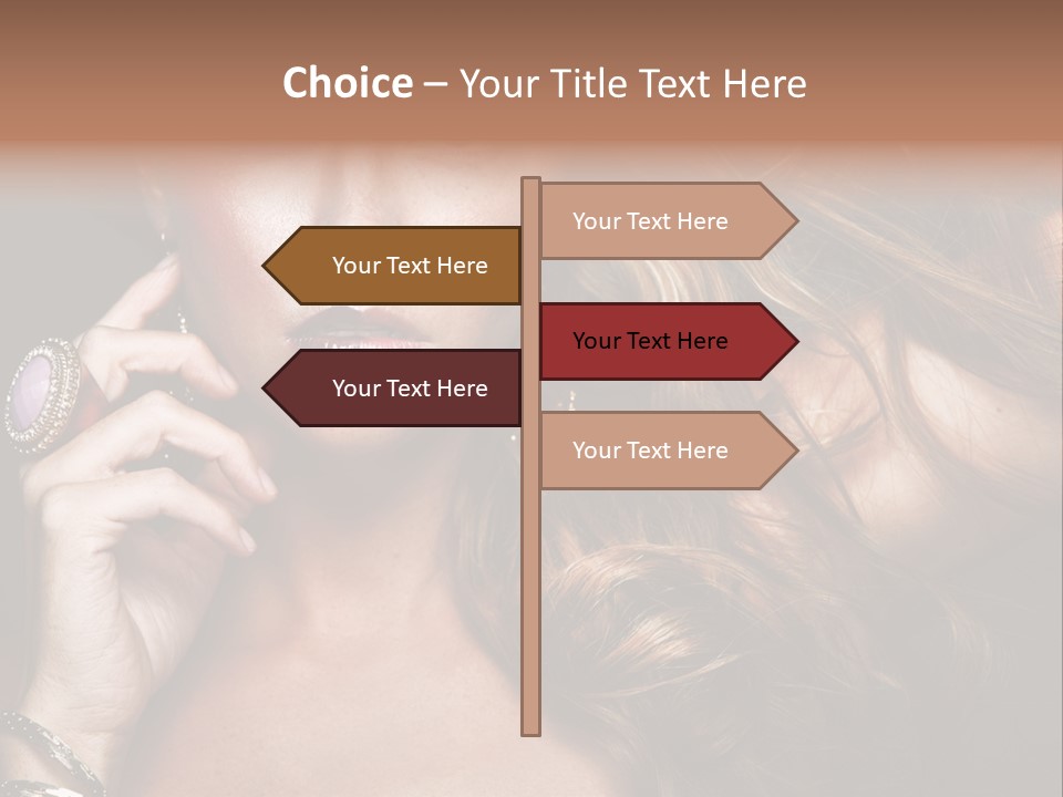 Hair Look Hairstyle PowerPoint Template