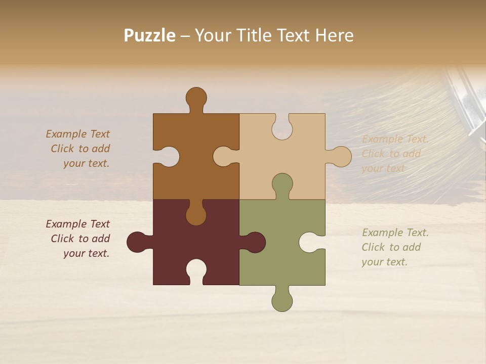 Construction Decking Pattern PowerPoint Template