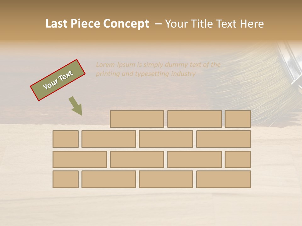 Construction Decking Pattern PowerPoint Template