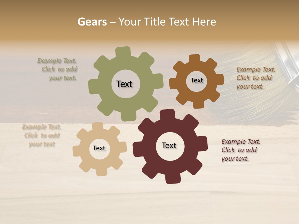 Construction Decking Pattern PowerPoint Template