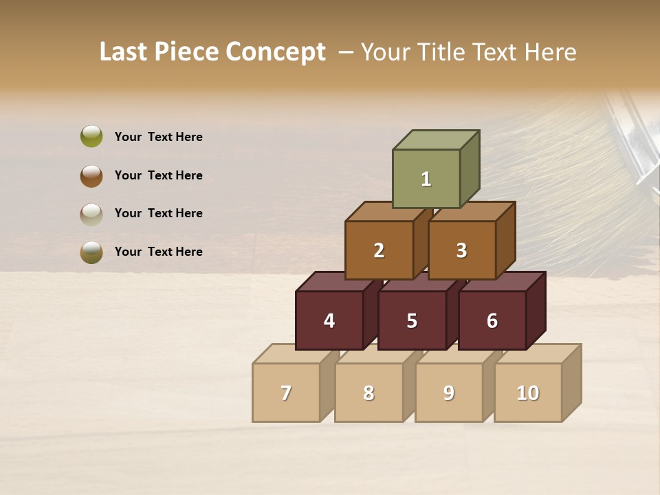 Construction Decking Pattern PowerPoint Template
