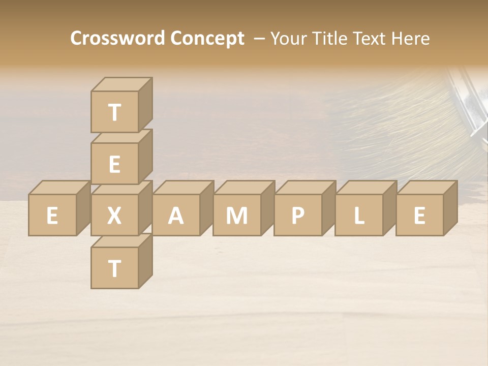 Construction Decking Pattern PowerPoint Template