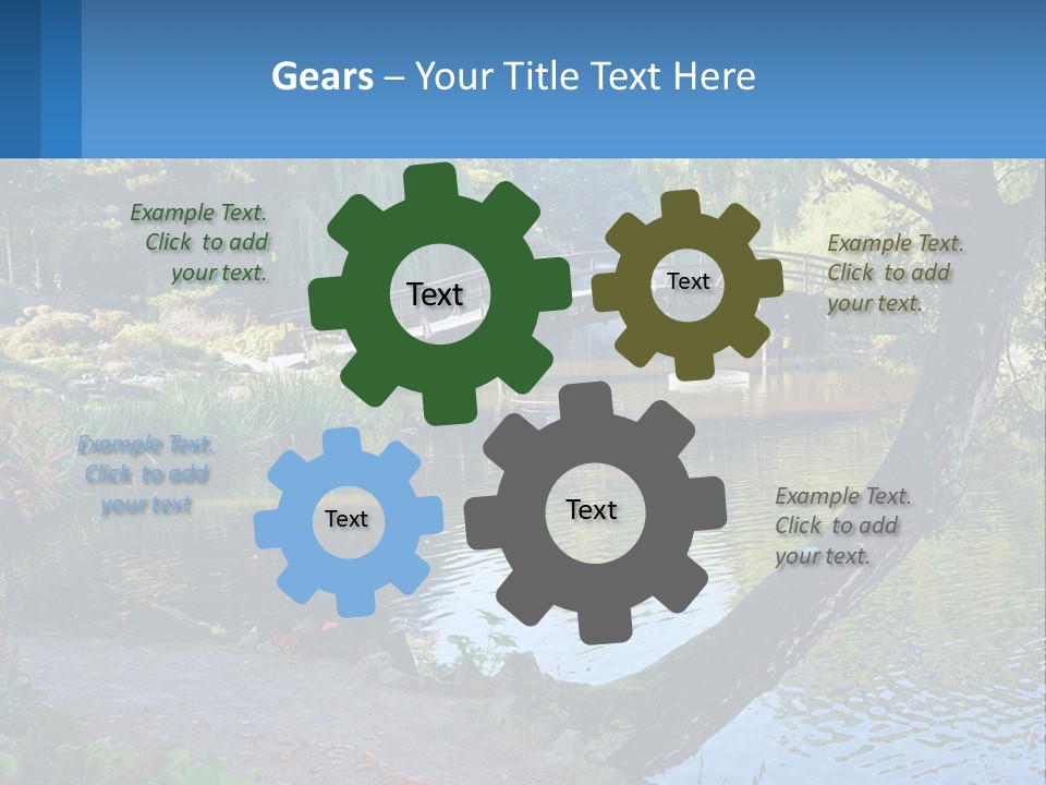 Decoration Cake Candle PowerPoint Template