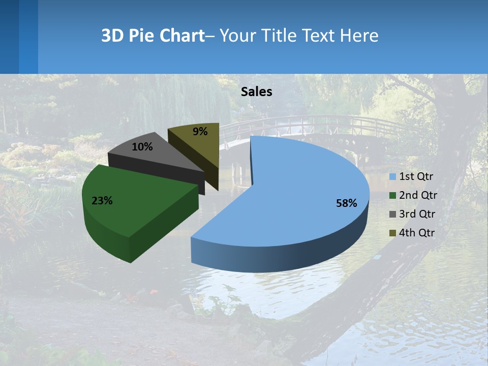 Decoration Cake Candle PowerPoint Template