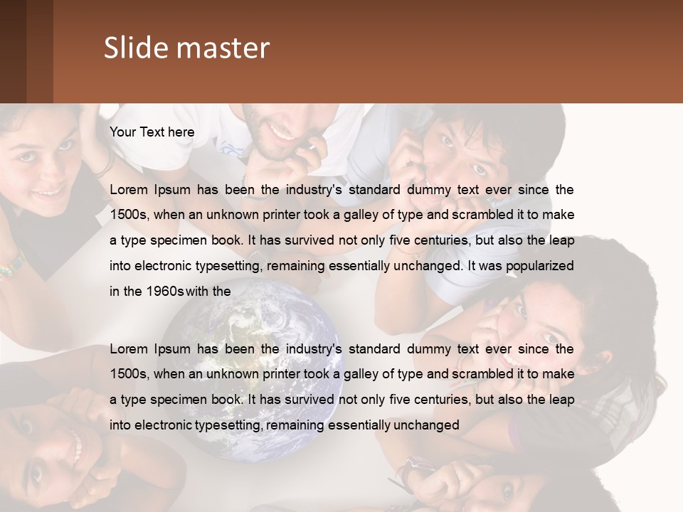 Dessert Hat Pattern PowerPoint Template