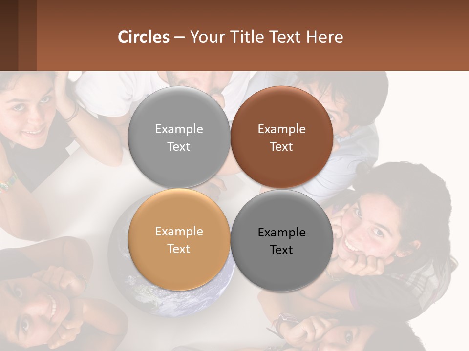 Dessert Hat Pattern PowerPoint Template