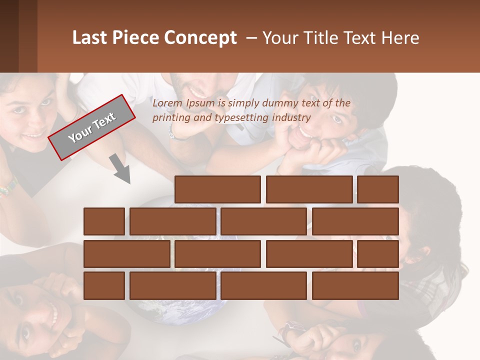 Dessert Hat Pattern PowerPoint Template