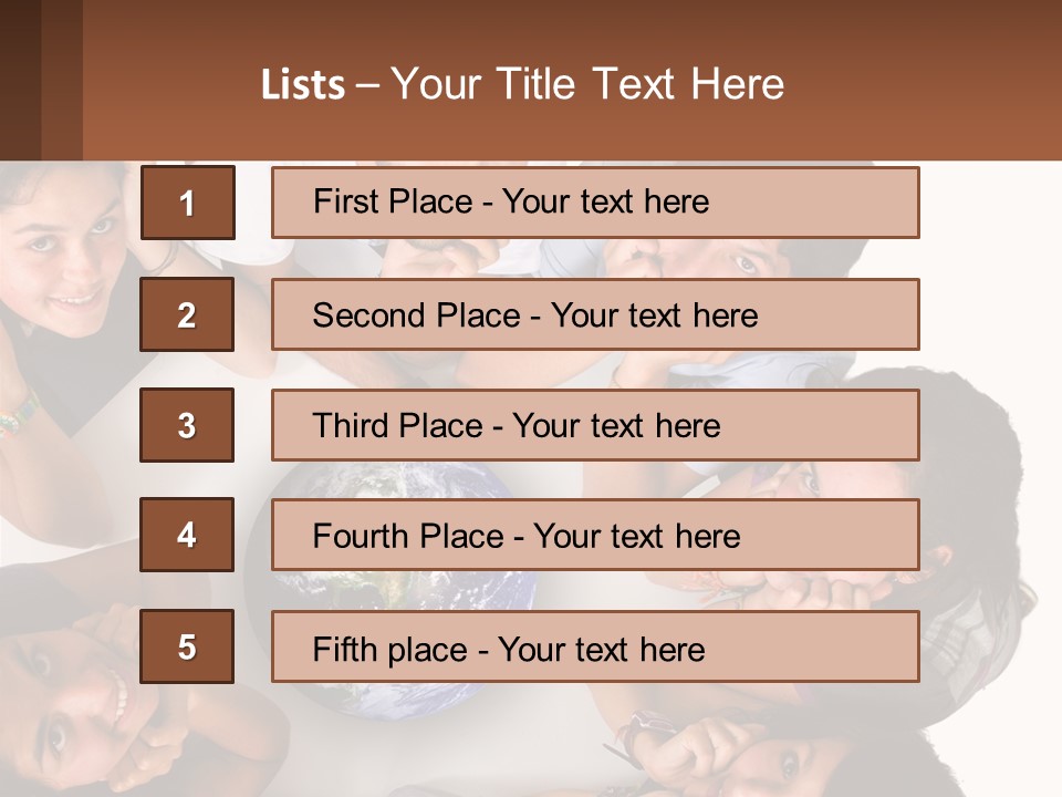 Dessert Hat Pattern PowerPoint Template
