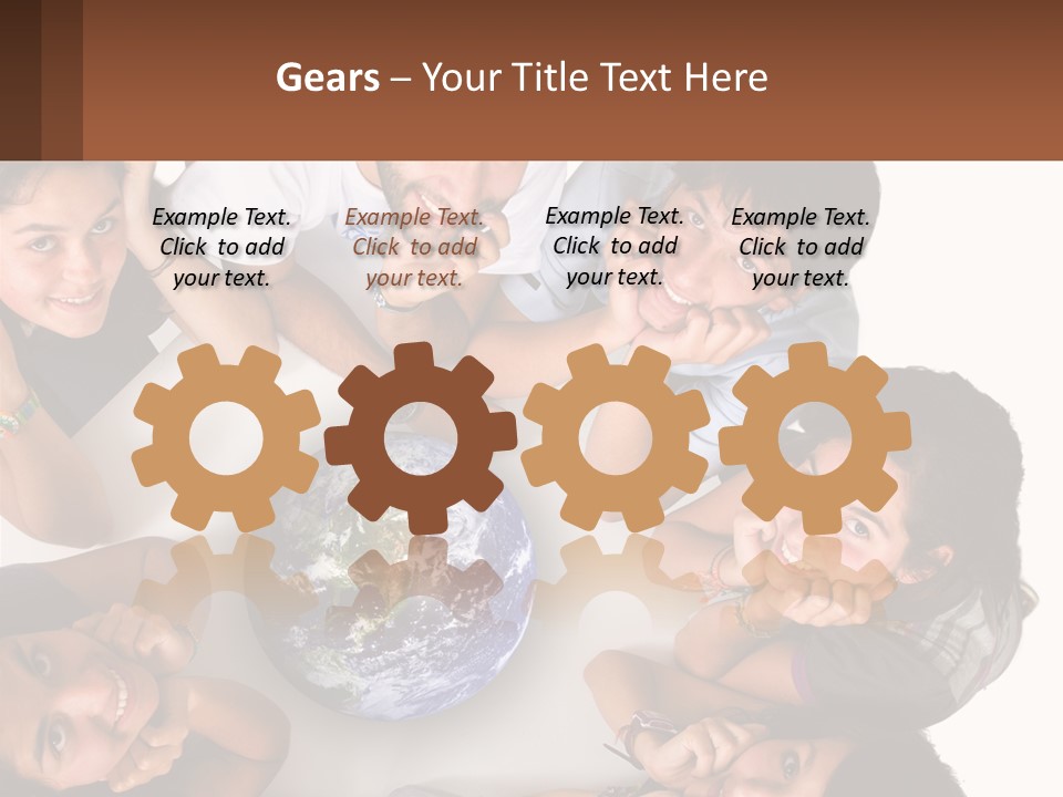 Dessert Hat Pattern PowerPoint Template