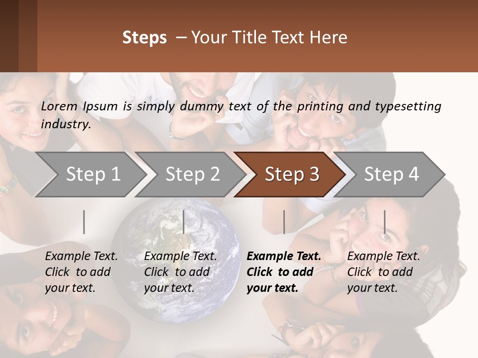 Dessert Hat Pattern PowerPoint Template