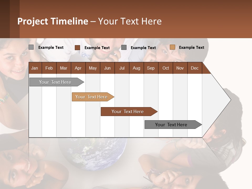 Dessert Hat Pattern PowerPoint Template