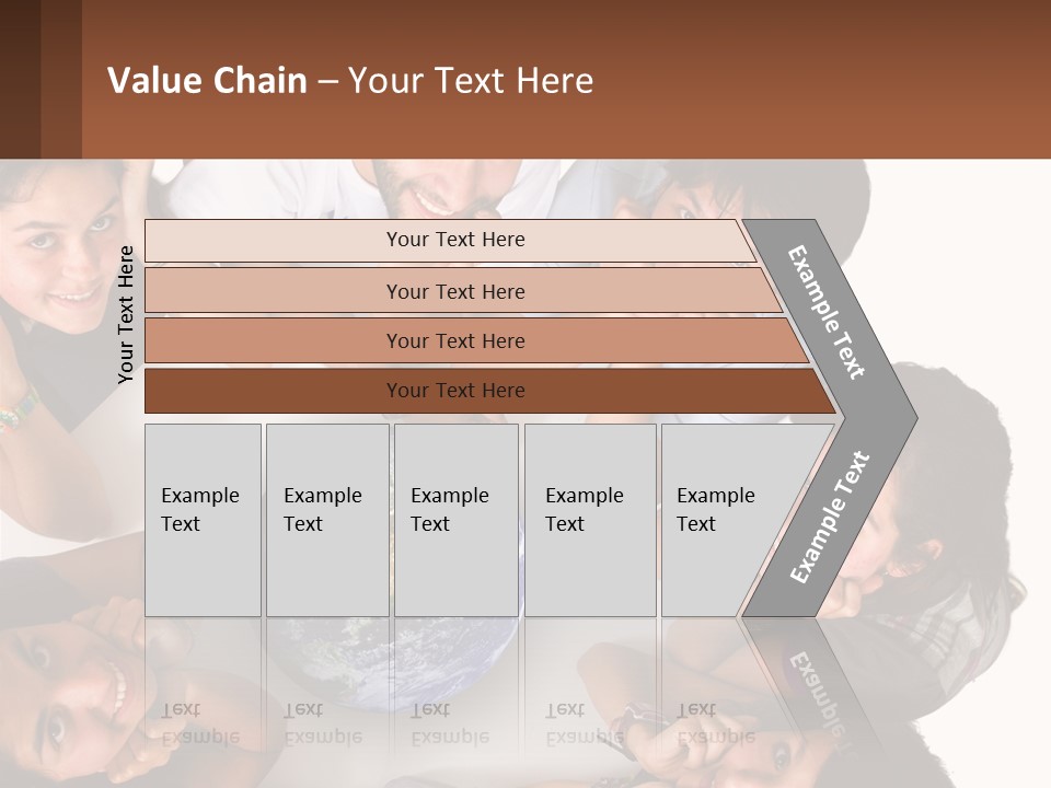 Dessert Hat Pattern PowerPoint Template