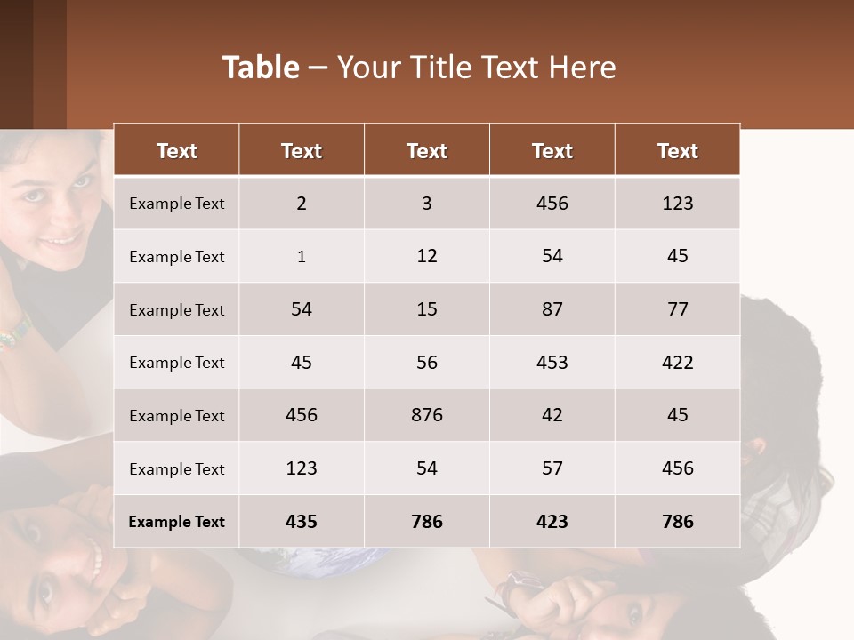 Dessert Hat Pattern PowerPoint Template