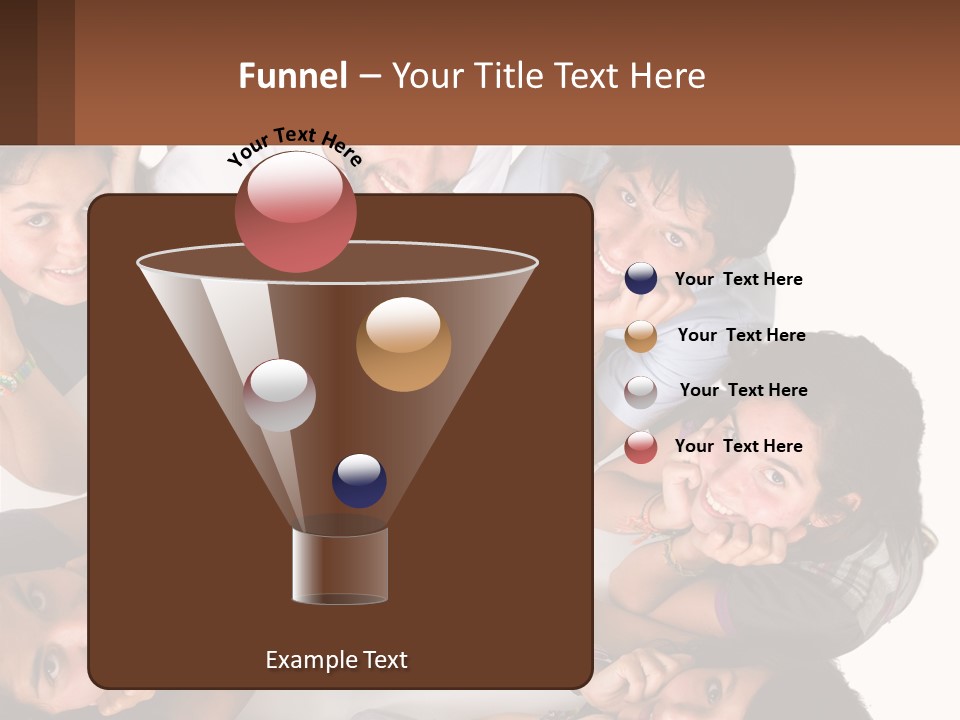 Dessert Hat Pattern PowerPoint Template