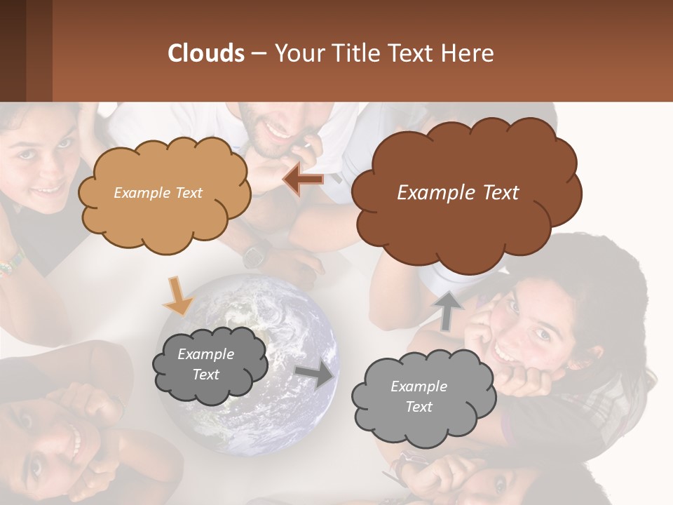 Dessert Hat Pattern PowerPoint Template