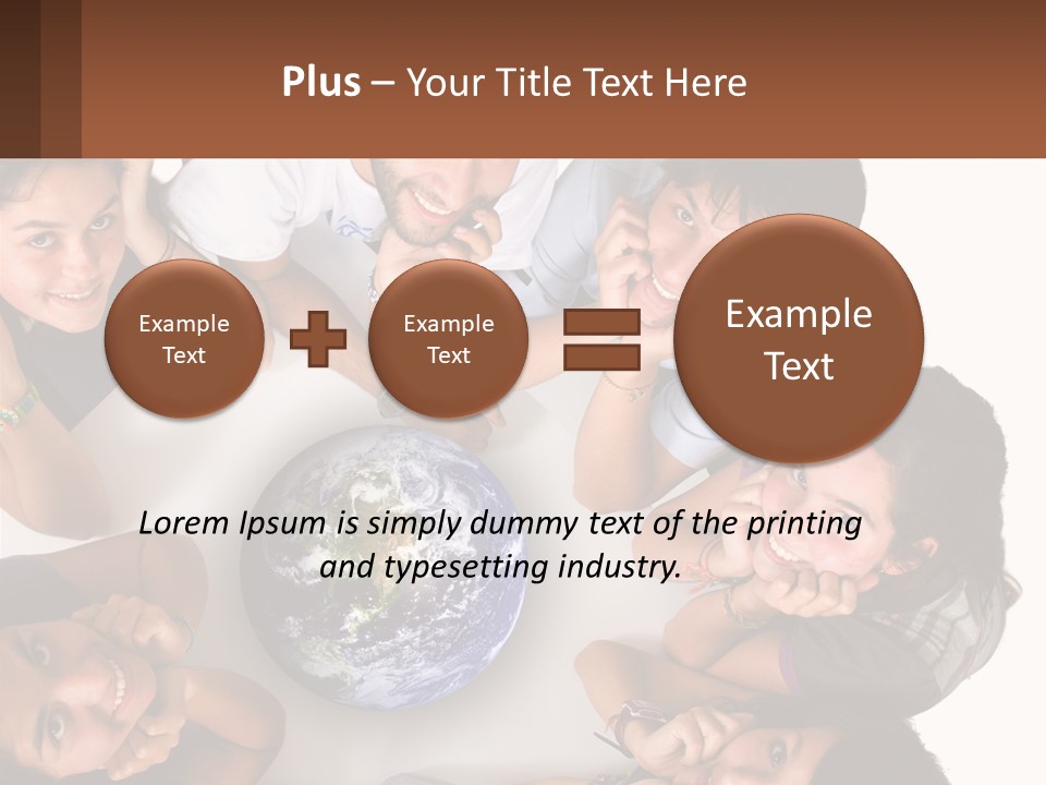 Dessert Hat Pattern PowerPoint Template