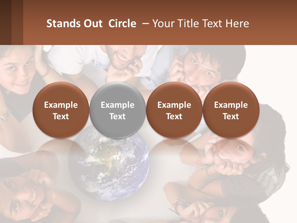 Dessert Hat Pattern PowerPoint Template